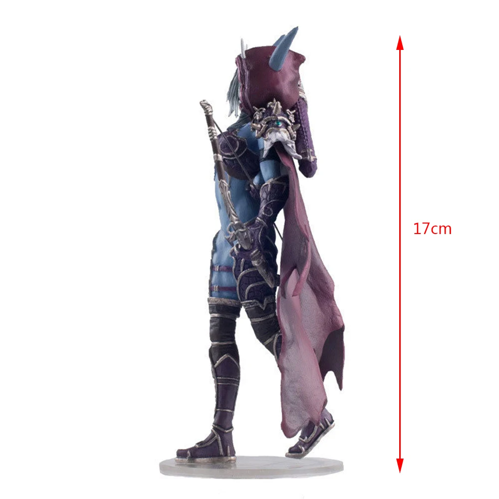 Новый 17 см WOW Sylvanas Windrunner стрельба из лука королева ПВХ фигурка модель с базой