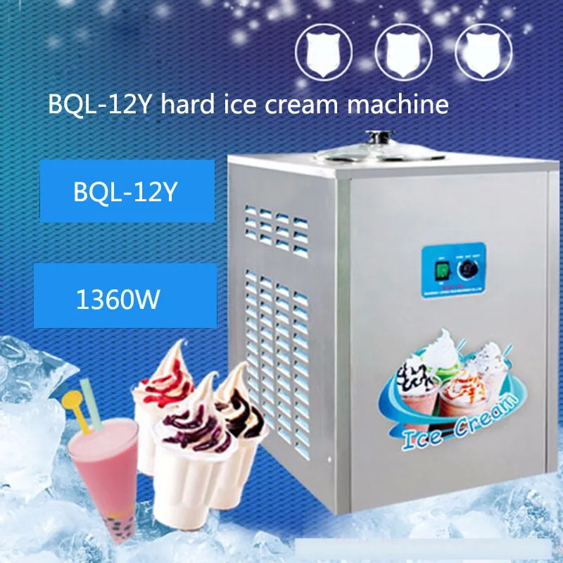 BQL-12Y Коммерческая Машина для жареного мороженого 12л/ч в Acciaio Inox Мороженица 1360 Вт 220 В/50 Гц 1 шт