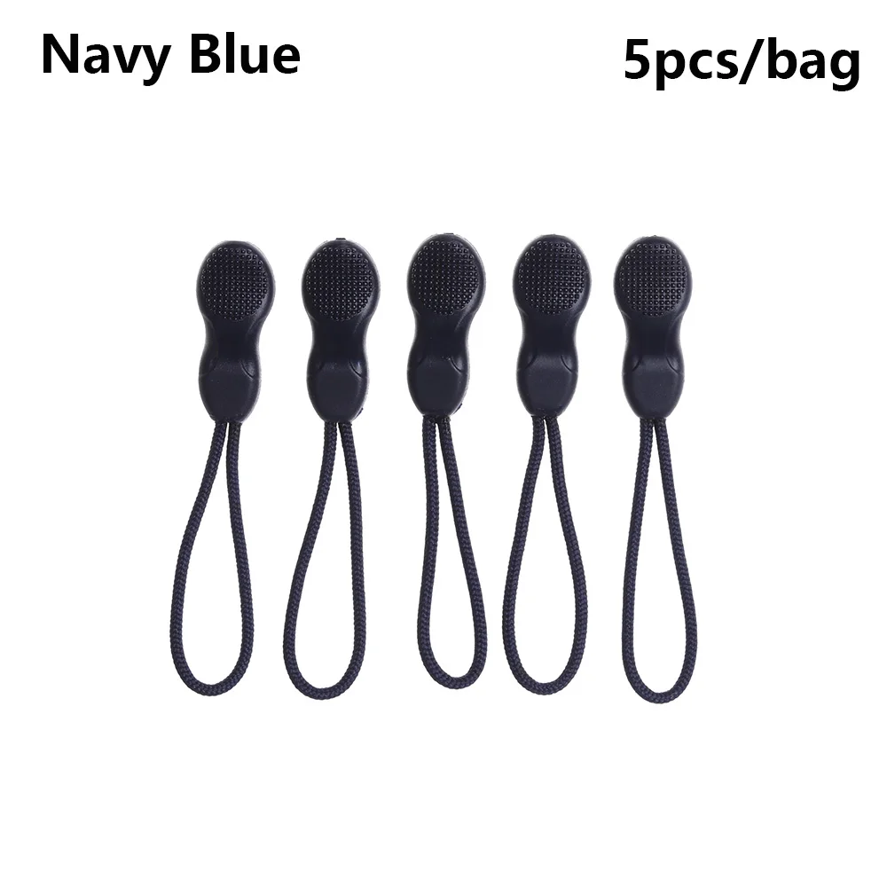 Style2-Navy Blue 5 шт. фиксатор для троса на застежке-молнии, сменный зажим, сломанная Пряжка, дорожная сумка, чемодан, одежда, палатка - Цвет: Style2-Navy Blue