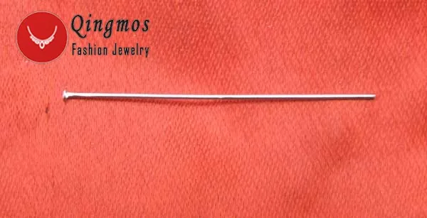 Qingmos оптовая продажа 200 шт. головок 50 мм посеребренные длинные шпильки аксессуары