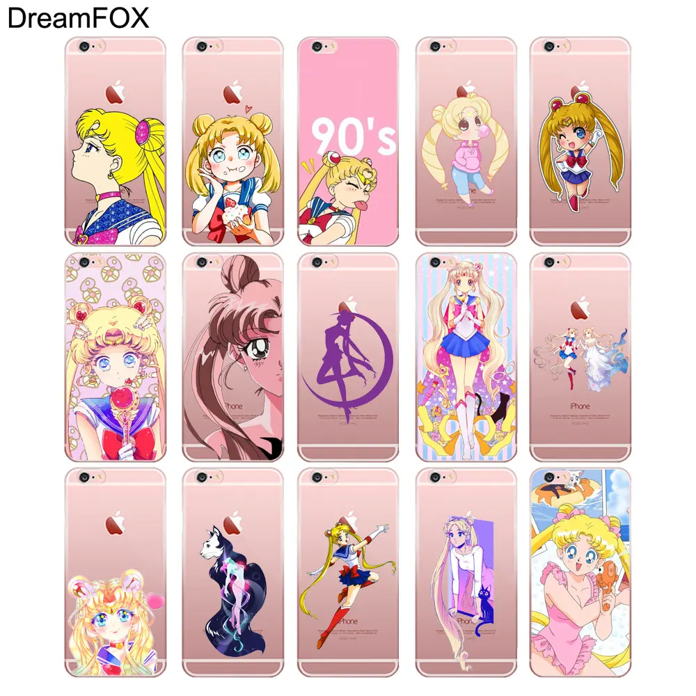 M132 Sailor Moon Soft TPU Silicone Case Cover For Apple iPhone 11 Pro X XR XS Max 8 7 6 6S Plus 5 5S SE 5C 4 4S |