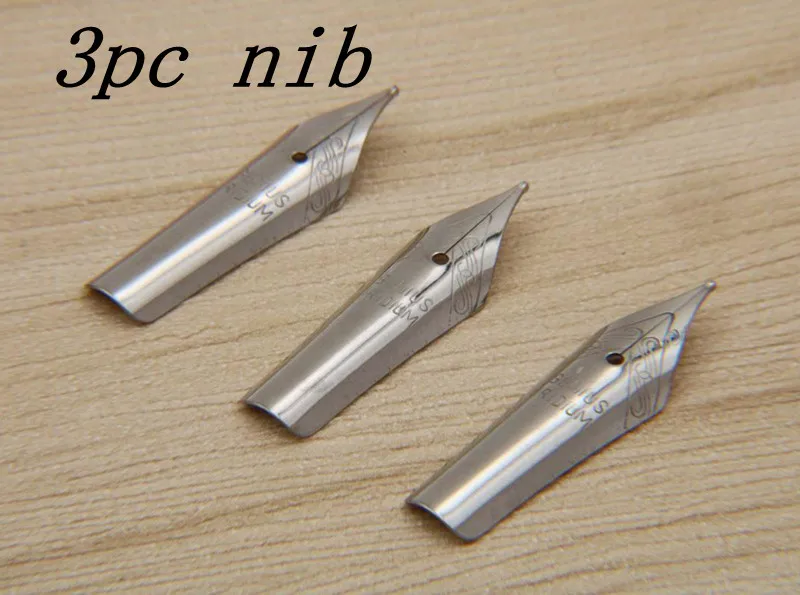 nib 1 шт. черная новая рельефная скульптура, имитирующая красное дерево, Золотая иридиевая Классическая авторучка - Цвет: nib