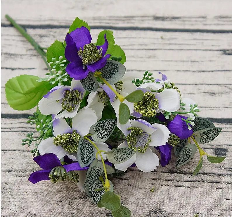 Искусственные цветы маленькие букет для домашней фотографии пейзаж ручная