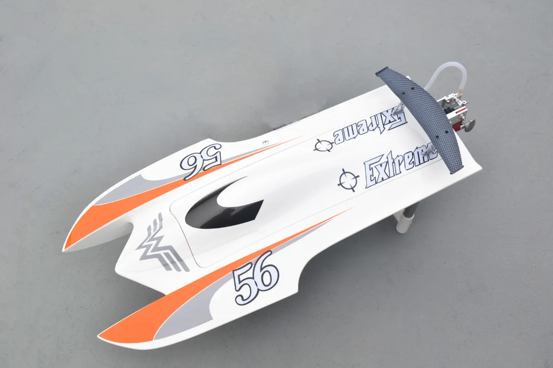 E22 комплект тигриные зубы катамаран Prepainted электрический RC гоночный корпус лодки