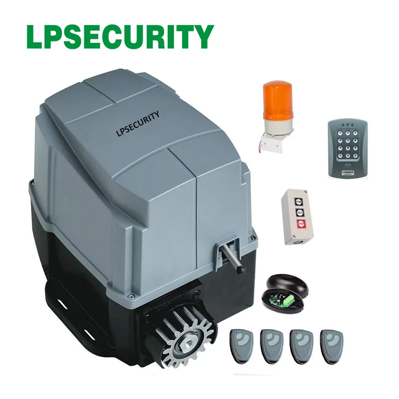 LPSECURITY 800 кг двигатель переменного тока автоматические ворота системы электрические раздвижные ворота открывалка двигатель foresee