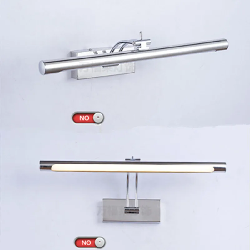 Светодиодный светильник с зеркалом водонепроницаемый 5 Вт/40 см 7 Вт/46 12 Вт/55 AC90 260V