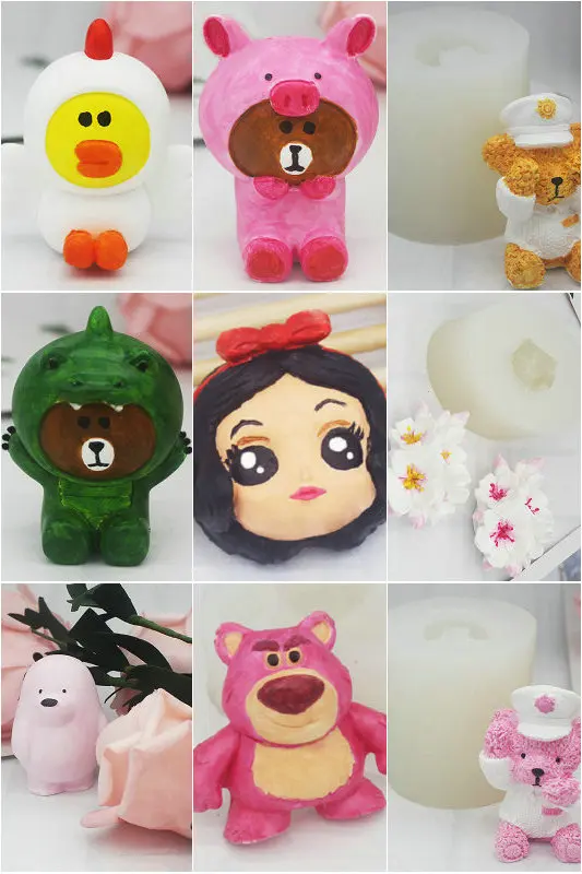 

Car fragrance aroma outlet plaster mold cake decoration mould kitchen tools
