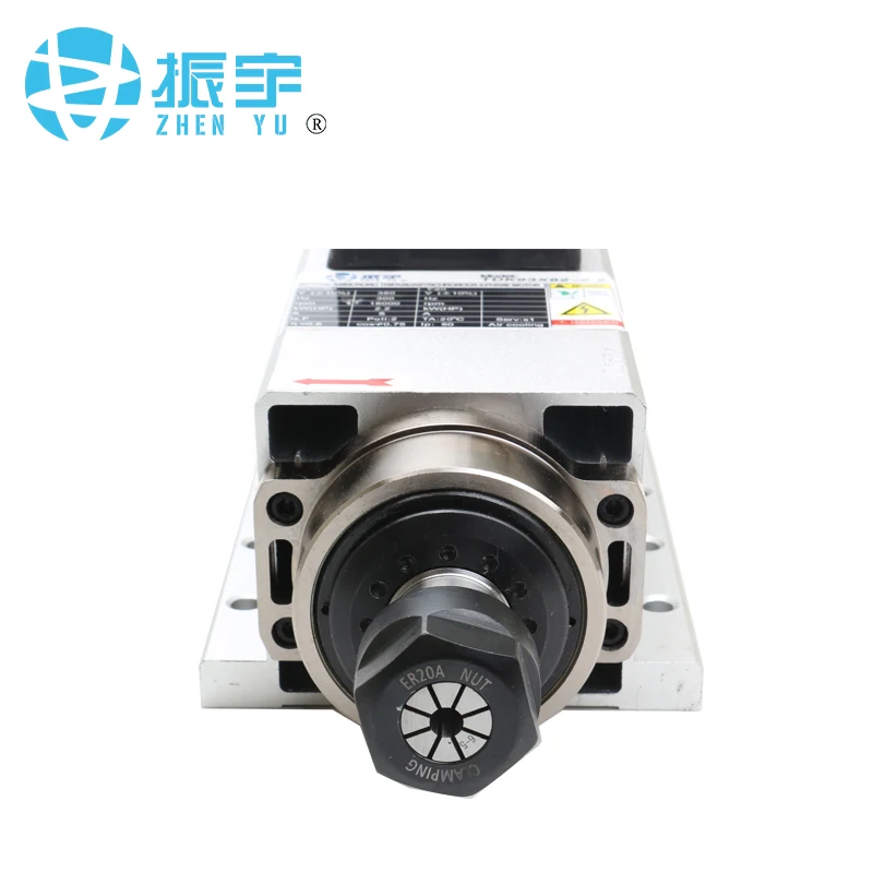ZHENYU/FQD 2.2kw шпиндель с воздушным охлаждением cnc фрезерный мотор 18000 об/мин ER20