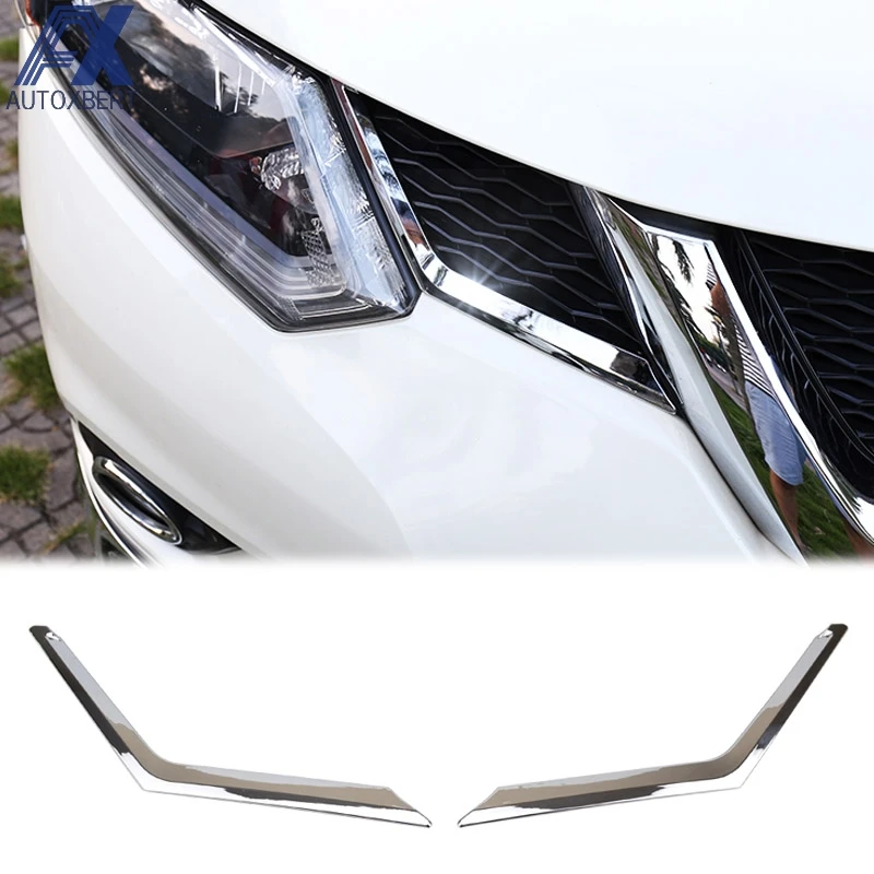 Передняя сетчатая решетка для Nissan X Trail Xtrail Rogue T32 2014 2015 2016|for nissan x-trail|chrome car stylingtrim