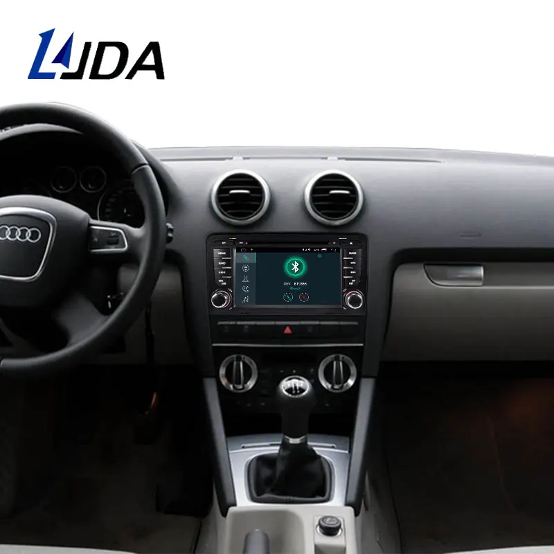 Автомобильный DVD-плеер LJDA Android 10 0 для AUDI A3 2003-2012 мультимедиа GPS стерео 2 Din радио Wi-Fi
