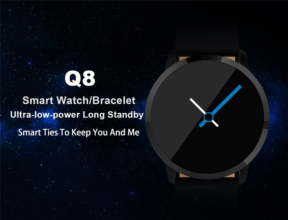 Q8 OLED Bluetooth Смарт часы из нержавеющей стали водонепроницаемые носимые устройства Smartwatch наручные часы для мужчин женщин фитнес-трекер