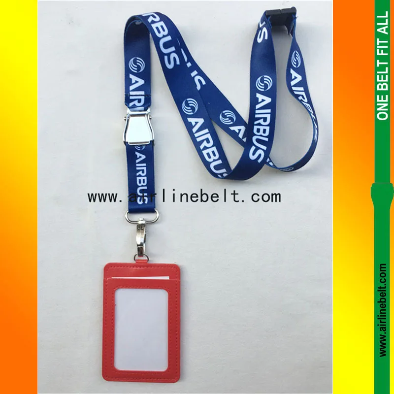 Новый ремешок Боинг с ID держатель для карт двухслойный (красный цвет) уникальный