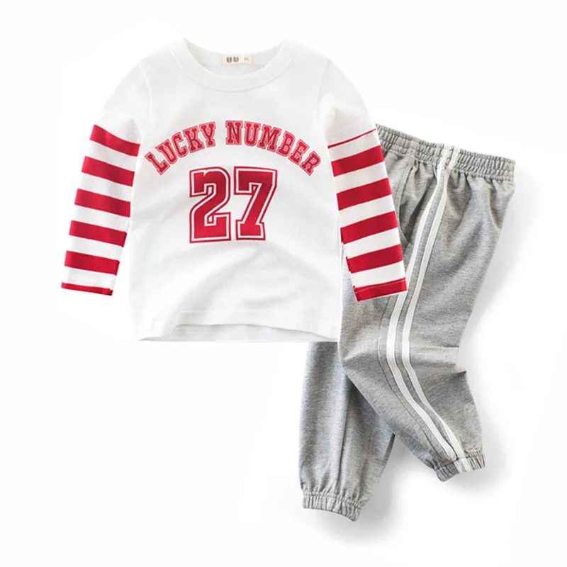 Детский комплект одежды для мальчиков осень 2020 детская одежда хлопковые