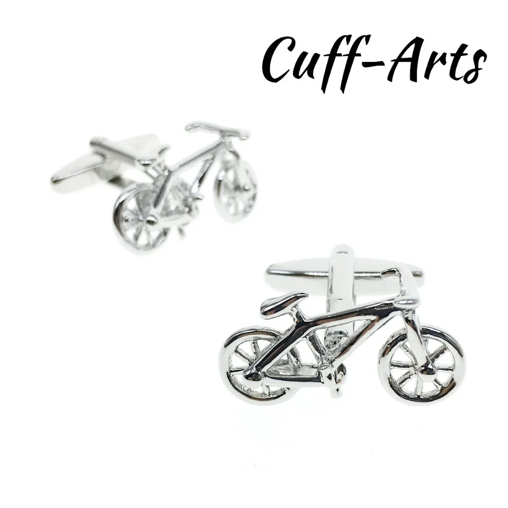 

Cuffarts Novelty Bicycle Cufflinks 2018 High Quality Gift For Men Shirt Cufflinks Spinki Do Koszuli Bike Cufflinks C10123