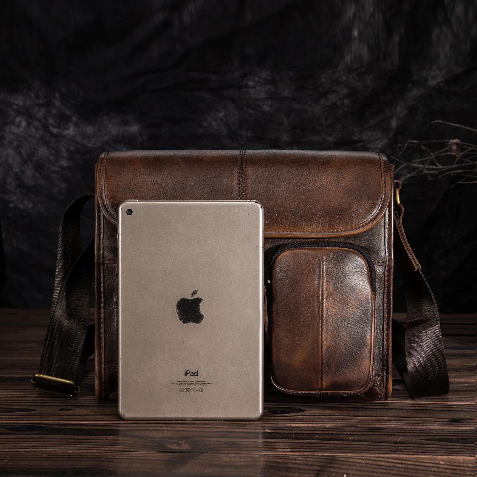 Повседневная дизайнерская сумка мессенджер на ремне для мужчин оригинальный