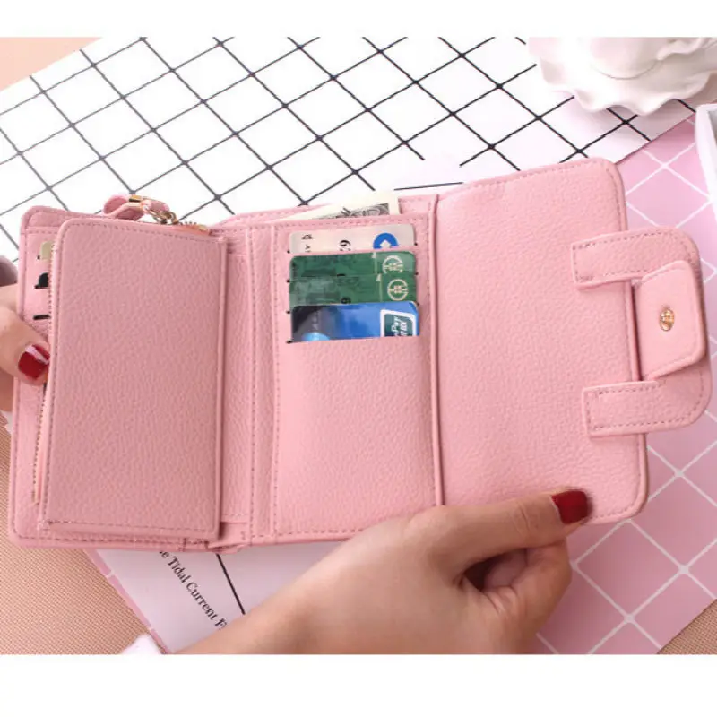 2017 Новый роскошный мягкий кожаный женский кошелек с застежкой модный клатч тремя