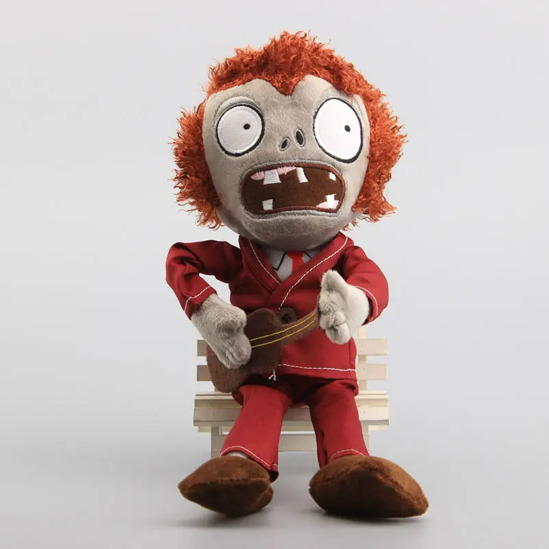 Guitar Zombie 25 стилей на выбор Растения против Зомби гаргантуар пират зомби Дельфин наездник Зомби ПВЗ игра фигурка плюшевые игрушки куклы 25-33 см - Цвет: Guitar Zombie