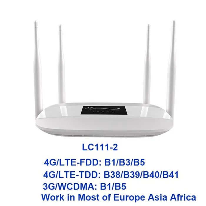 TianJie 4G CPE LTE Wifi роутер с Sim 150 Мбит/с Мобильная точка доступа мини-модем беспроводной широкополосный 3g 4G портативный Wi-Fi роутер шлюз - Цвет: LC111-2
