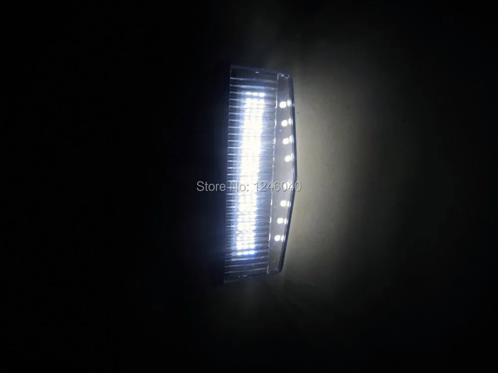 24LED фонарь освещения номерного знака Лампа для освещения номерного знака для Toyota Premio Allion 2009~ Mark X 09~ Корона 09~ Estima белый сильный яркий
