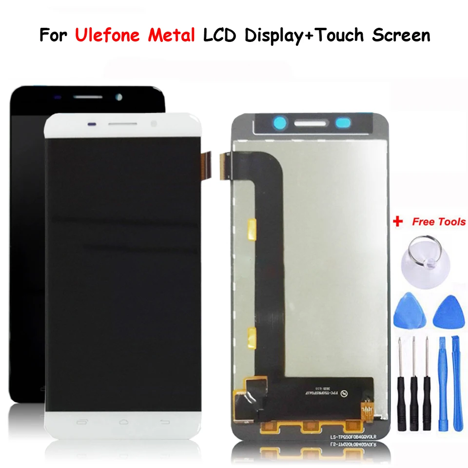 100% Протестировано на металлический ЖК дисплей Ulefone + аксессуары для замены