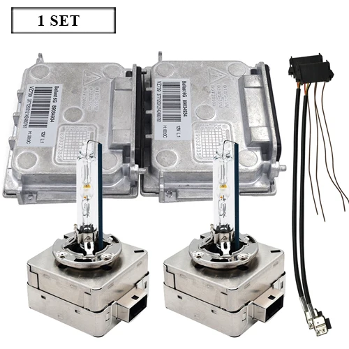 SUKIOTO OEM D1S комплект балластов для ксенона D3S 6G балласт 89034934 35W 4300 K-8000 K металлический d1s комплект ксенона авто фары аксессуары - Испускаемый цвет: 1 Full Kit Set