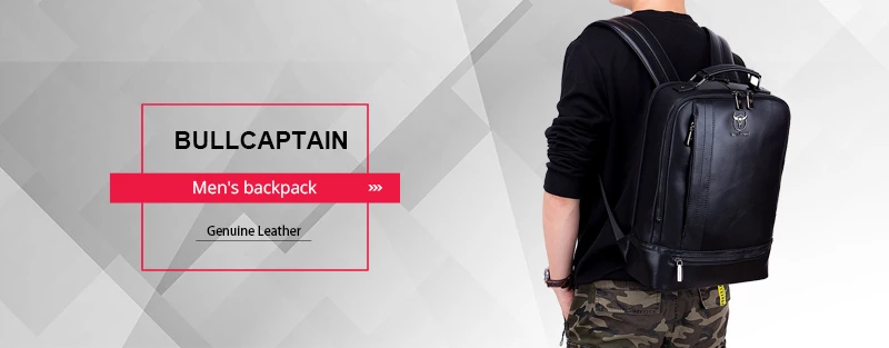 Black Men Fashion Laptop Backpacks Multifunctional Cow leather Backpack Zipper Capacity Male Travel Backpack for Unisex