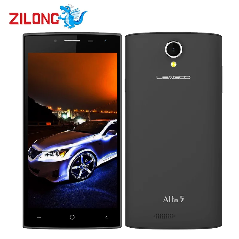 Оригинал leagoo alfa 5 smarthone 3 г wcdma android 5.1 5.0 &quotHD SC7731 Quad Core 1 Г RAM 8 ГБ ROM 8.0MP Dual Sim GPS WI FI