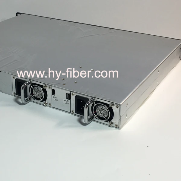 CATV 1310nm оптический передатчик 16 МВт(12.1dBm) SC/APC порт Двойной источник питания HY-21-T13P16 - Цвет: Dual AC Supply