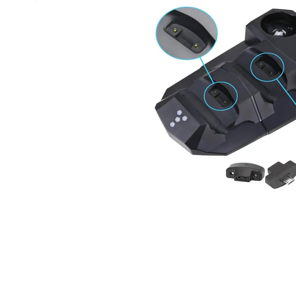 Зарядная док станция Quad зарядная для PS4 PS контроллер движения VR камера гарнитура