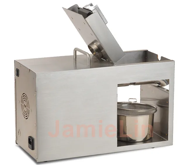 JamieLin Электрический льняной пресс для масла машина из нержавеющей стали