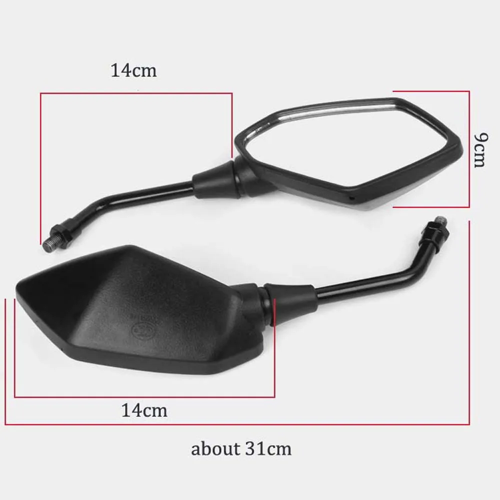 2 шт./пара автомобильные аксессуары боковое зеркало для мотоцикла запасные части
