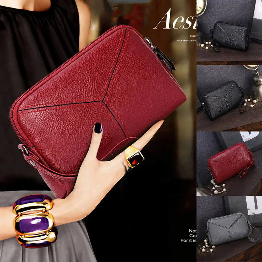 Модная женская сумка из искусственной кожи клатч кошелек для женщин длинный