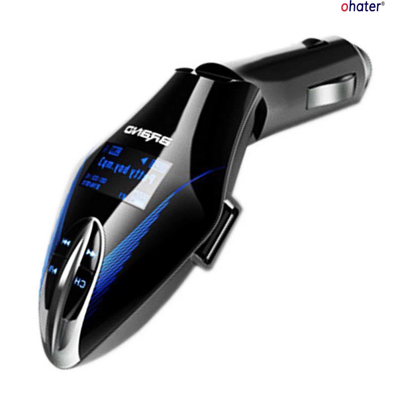 Ohater Bluetooth автомобиля mp3 плеер fm-трансмиттер USB Автомобильное зарядное устройство беспроводные Hands Free Bluetooth fm-трансмиттер
