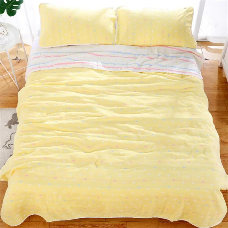 

6 layers cotton sleeping blanket summer sleeping bedding sheet blanket 100% cotton muslin bed cover sherpa blankets 150*200CM