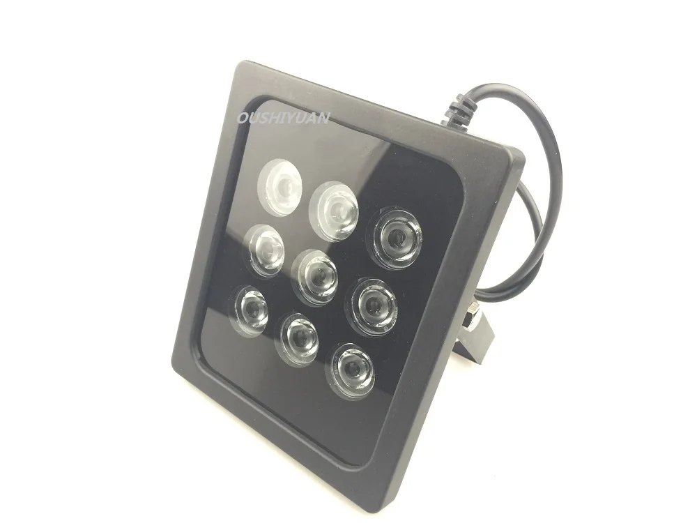 9 шт. инфракрасная Светодиодная лампа IP66 для камеры видеонаблюдения|array ir illuminator|ir