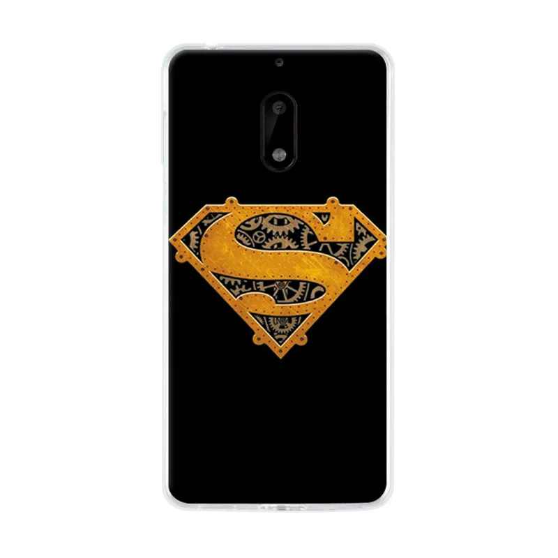 Очаровательный чехол для телефона Marvel Hero Captain America Nokia 6 Железный человек Звездные