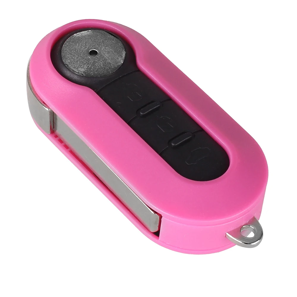 Чехол KEYYOU для ключей раскладной чехол с 3 кнопками и дистанционным управлением FIAT