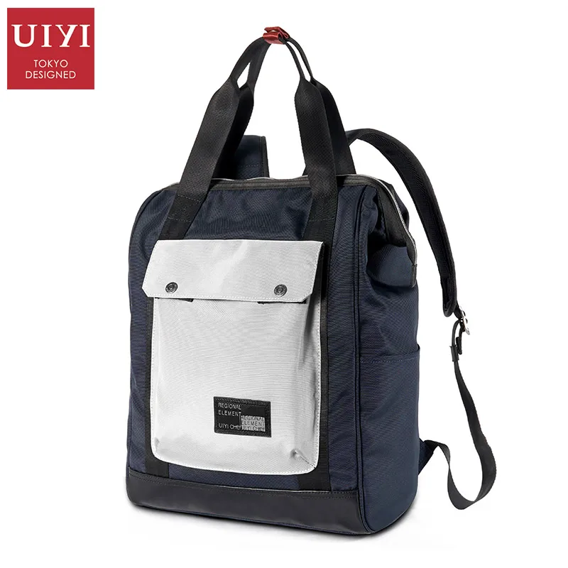 UIYI бренд Для мужчин рюкзак модные тенденции молодежь студент отдыха и
