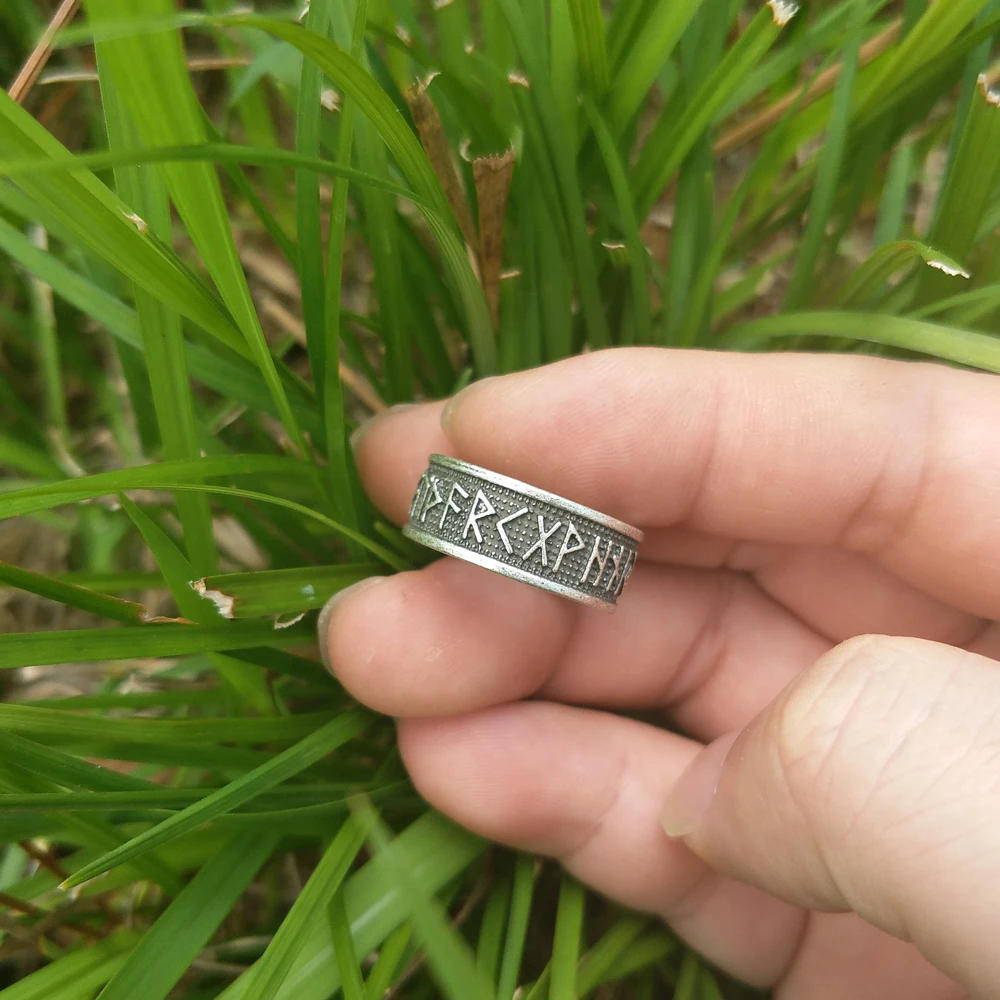 LANGHONG 10 шт задняя фотография Женская драгоценность|viking ring|rune ringring jewelry |