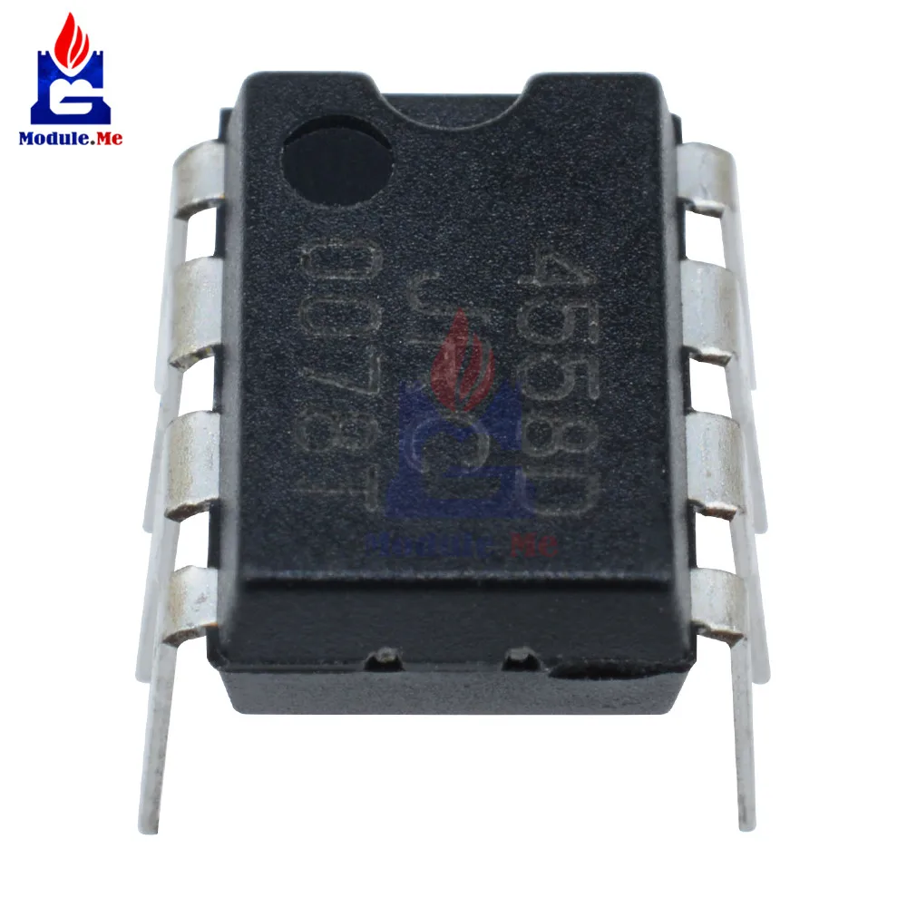 50 шт./лот IC чипы JRC4558 4558 4558D JRC4558D DIP 8 оригинальные Интегральные схемы|Интегральные