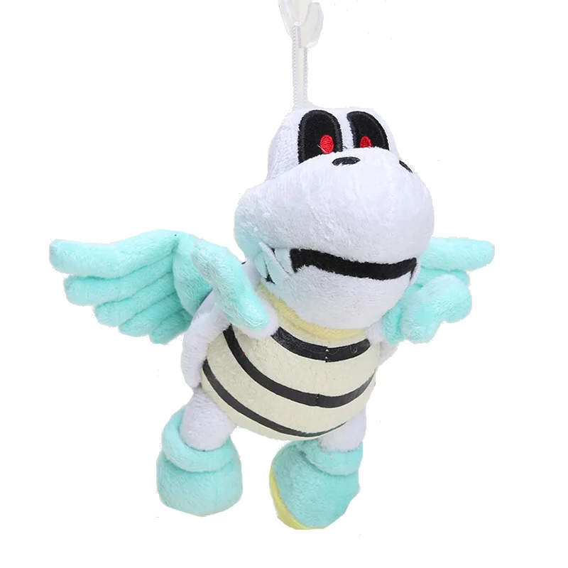 flying drybones 18cm 15 см Super Mario Bros Йоши приведение бу длинный язык белый гриб Марио Плюшевые игрушки Мягкая Плюшевая Кукла Детский подарок - Цвет: flying drybones 18cm