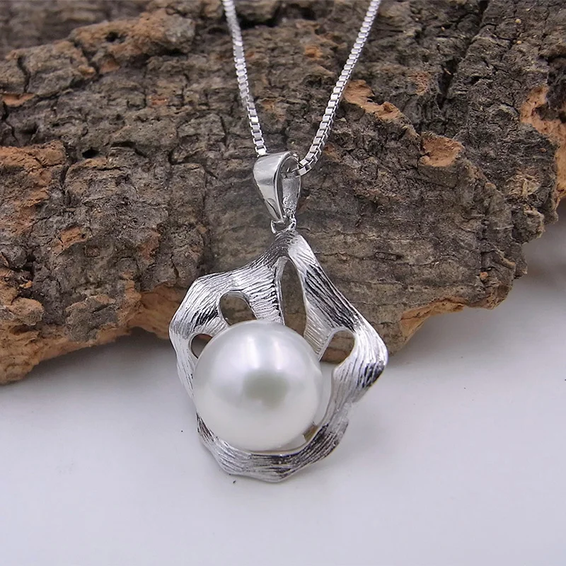 Женское ожерелье с подвеской в виде листа лотоса Sinya из стерлингового серебра 925