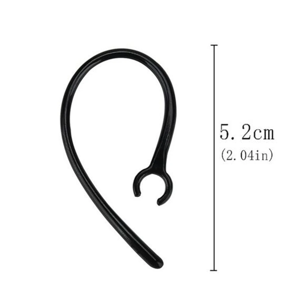 10 шт. 6 мм Bluetooth-наушники аксессуары ушной крючок зажим петли гарнитура Earhook Black