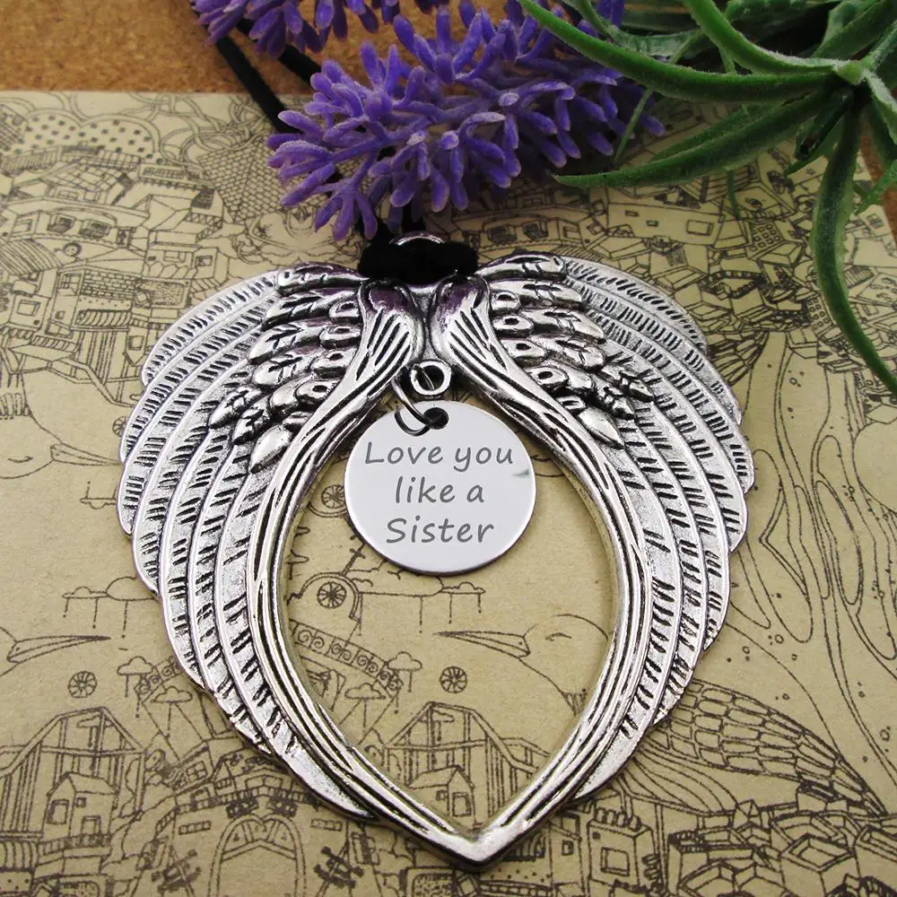 Love you like a сестра подруга Ангел Best Friend орнамент подарок для Mentor невесты BFF