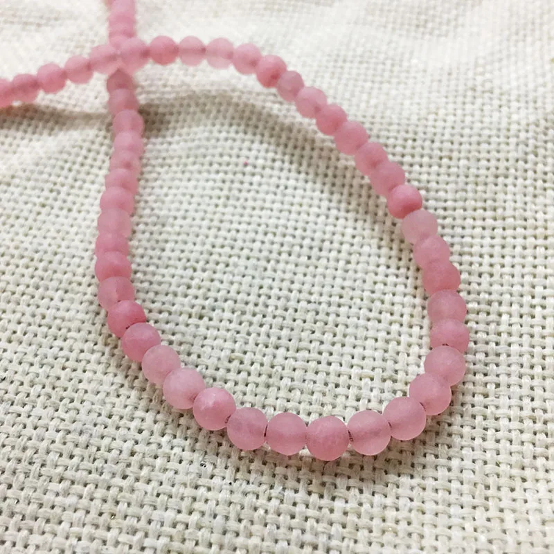 Розовый цвет ювелирное изделие тусклый полированный натуральный камень