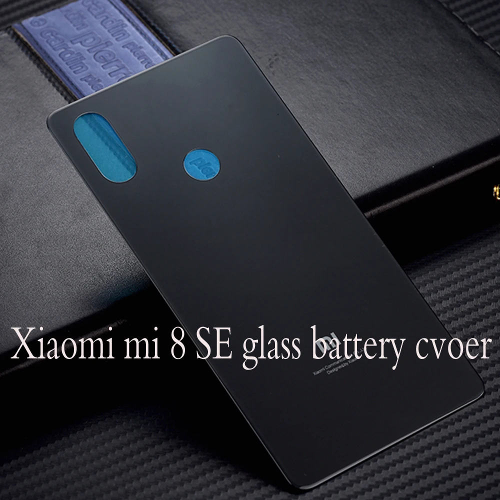 Корпус для Xiaomi Mi 8 se стеклянная крышка батарейного отсека задняя смартфона замена