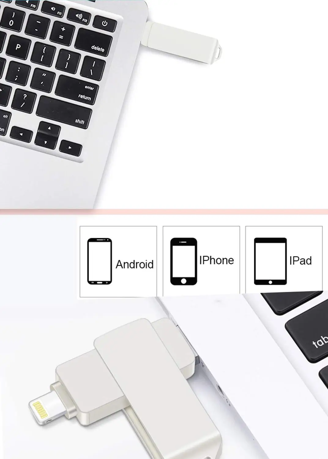 USB 3 0 Usb флеш накопитель для iPhone в 1 OTG Jump Drive внешний Micro памяти iPad iOS Android PC|USB