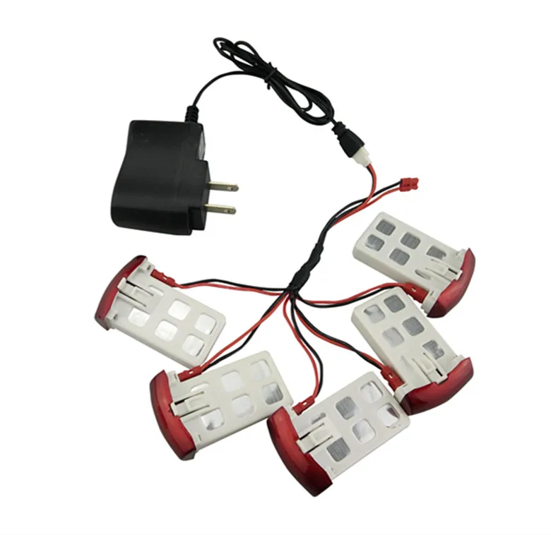 BLL 5 шт 3 7 V батарея и зарядное устройство кабель Наборы для Syma X5UC/X5UW RC Quadcopter