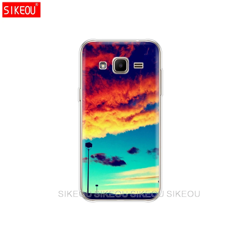 Мягкий чехол SIKEOU из ТПУ для Samsung Galaxy J2 SM-J200F J200H чехлы samsung 2015 4 7 дюйма с полной