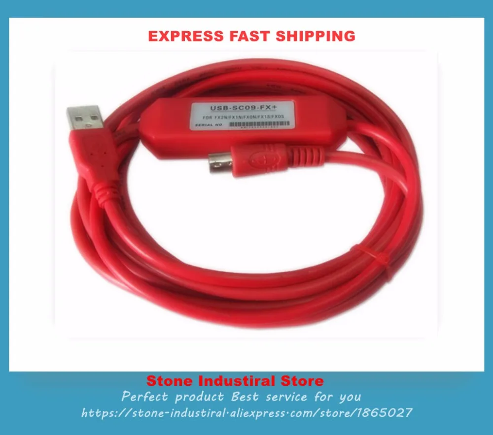 SC09 FX кабель для FX1N 2N 1S 3U серии PLC программирования USB загрузки Кабели к RS422 адаптер